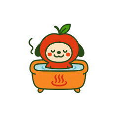 Cute Gonmaru character sticker.