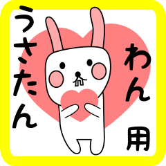 わん用 シロウサけいたん