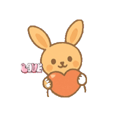 Cute moving bunny