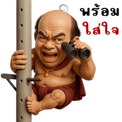KhunChang the Playful (Big Stickers)