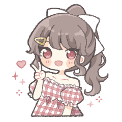 つり目ポニテの女の子