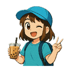 Neko's daily with food