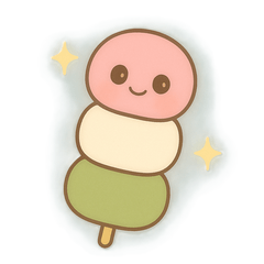 みつごの3色団子・さくら