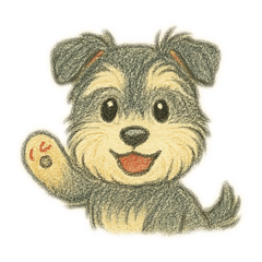 simple miniature schnauzer