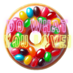 Colorful Donut Stickers