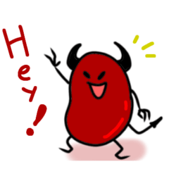 アクマメくん。