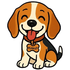 Peanut the Mischievous Pup
