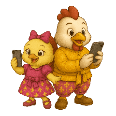 ลุงไก่ดอนและหลานไก่ดี