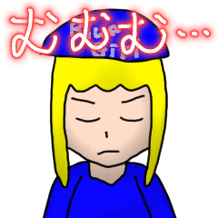 Blue magical girl