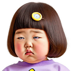 Chubby Girl Funny face 98(MINI)EN