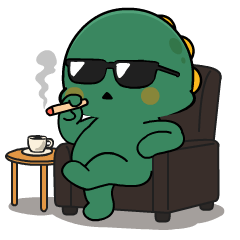 Grumpy Dino 7 : Animated