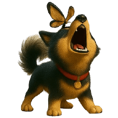 Dog-Body movements 004(3D)