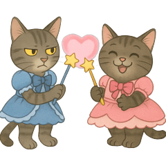 運命の愛の猫はかわいい