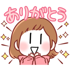 りんごあめのほっこりスタンプ