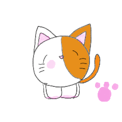 Mei's cat stamp