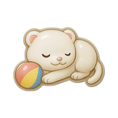Pastel Ferret Stickers