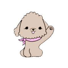 Toy poodle's Moff chan sticker.