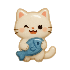 Puffy Kitten Stickers