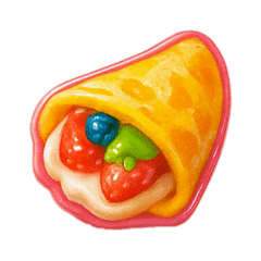 Puffy Dessert & Plate Stickers Vol.1