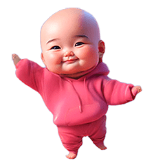 Baby dancing happily every day