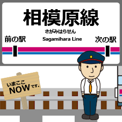 Sagamihara Line Tokyo Animated Train