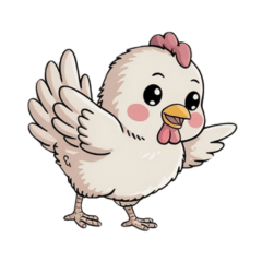 Adorable Yellow Chick Cute Cartoon