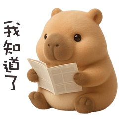 ʕ •͡ᴥ•ʔ 卡皮巴拉拉我知道了