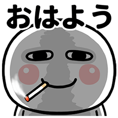 A person with big round eyes