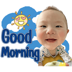 Cute Baby Hayden Sticker