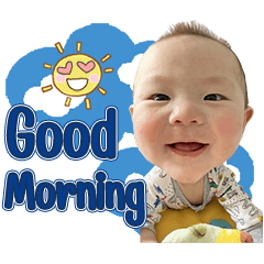 Cute Baby Hayden Sticker