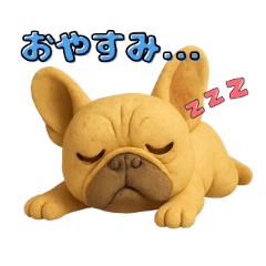 Clay Frenchie: Cute Bulldog Emotions