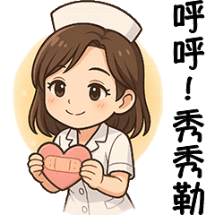 Cute Nurse Healing Sticker Pack