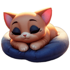 Little Kitty Take A Snap Under Sunshine