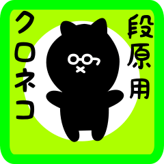 black cat sticker for danbara