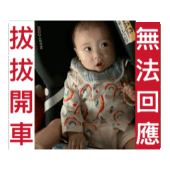 拔拔開車無法回應～小甜心芝麻湯圓生活日常