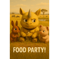 Rhinoceros prairie life series-1