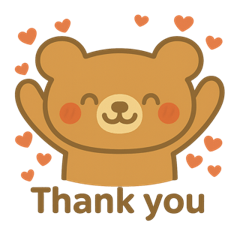 Cute Bear Everyday Stickers