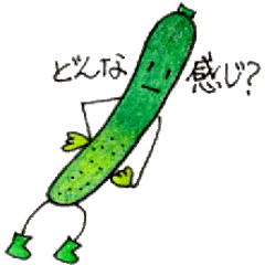 Cucumber's daily conversation Sticker