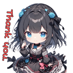 Everyday Black-Haired Girl