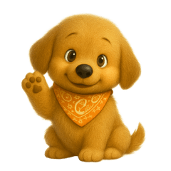 Fluffy Pup's Daily Greetings
