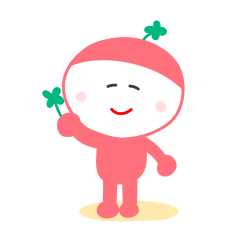 よつばちゃんのスタンプだよ