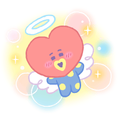 BT21 on the cloud♪ゆめかわスタンプ