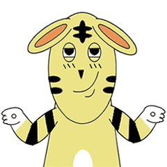 Fun to use Tiger Sticker2