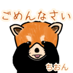 「ちおん」レッサーパンダ日常会話