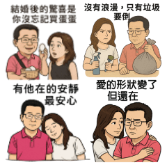 Post-Marriage Life -Comic Stickers