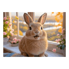 Little Bunny Watching the Scenery6