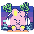 【中文版】BT21 新式復古風心動貼圖