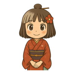 江戸っ子「まーこ」ゆるふわスタンプ