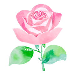 薔薇のお花スタンプ2