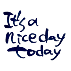 気持ち伝わる筆文字・英語No.1